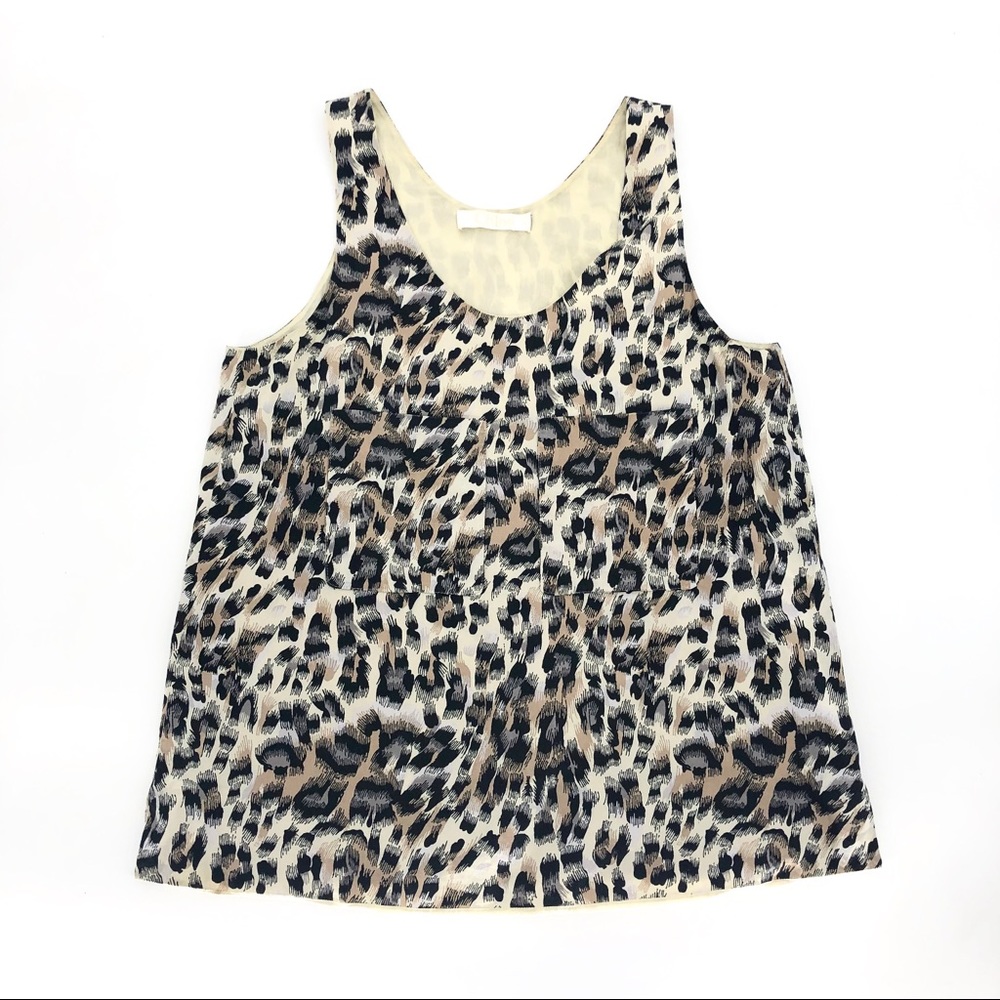 Chloe animal print top sleeveless 38